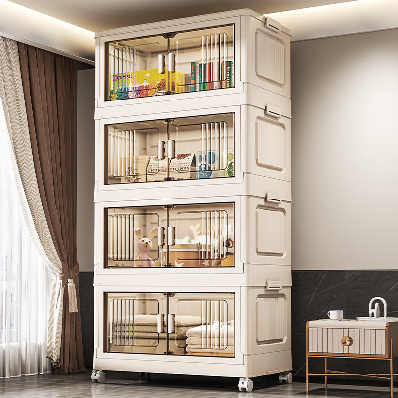 Tủ lưu trữ rộng 33-75, sắp xếp quần áo trẻ em nhiều lớp, hộp lưu trữ gấp đồ chơi, đồ ăn nhẹ
