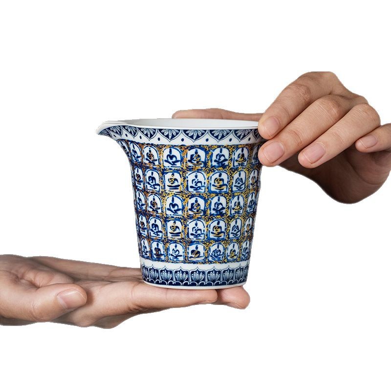 Cốc đường nghìn phật tráng men soda cốc công bằng gốm sứ dụng cụ pha trà đồng phục văn phòng gia dụng dụng cụ pha trà Kung Fu phụ kiện trà đạo