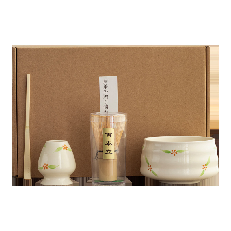 Bát Matcha Bộ ấm trà Matcha Trung Quốc Bộ ấm trà Bàn chải Matcha tre Baibenli vào thời nhà Tống