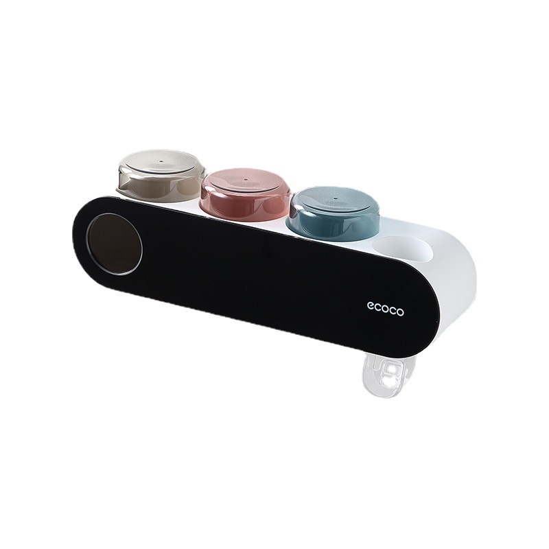 Máy tiệt trùng bàn chải đánh răng ecoco, cốc đánh răng thông minh, Giá treo cốc răng điện treo tường, Giá để đồ