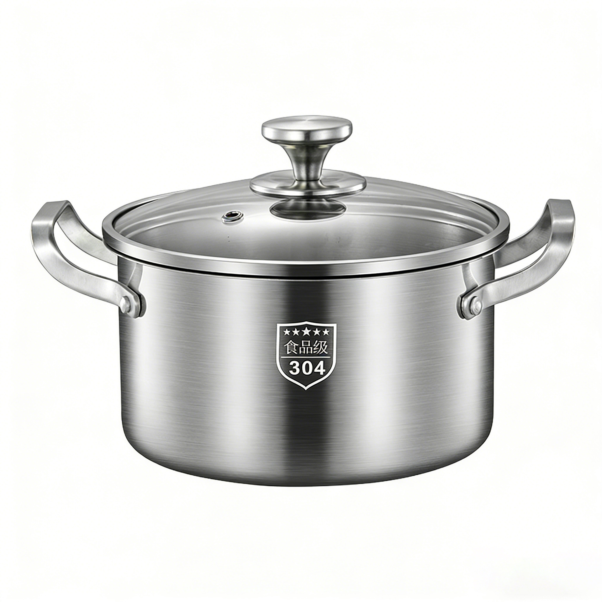 Nồi nấu súp bằng thép không gỉ 304 dày dặn, chất lượng thực phẩm, dùng cho nhà bếp, phù hợp với bếp gas và bếp từ, dùng để hầm và nấu súp, bán buôn.