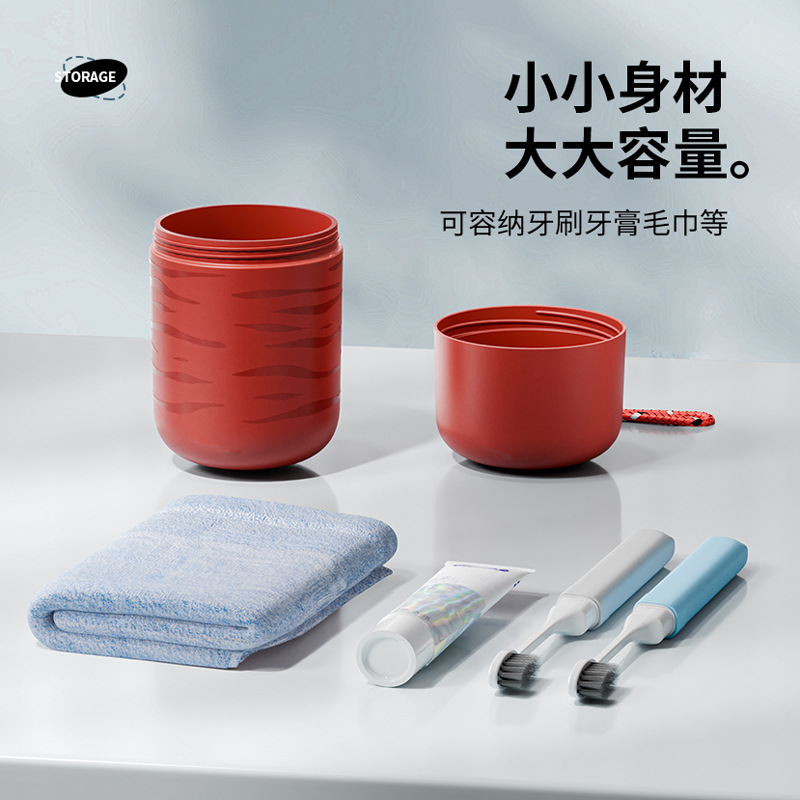 Bộ đồ vệ sinh cá nhân du lịch xách tay đi công tác và ở khách sạn đồ du lịch ngắn hạn bộ ba món bàn chải đánh răng kem đánh răng cốc súc miệng