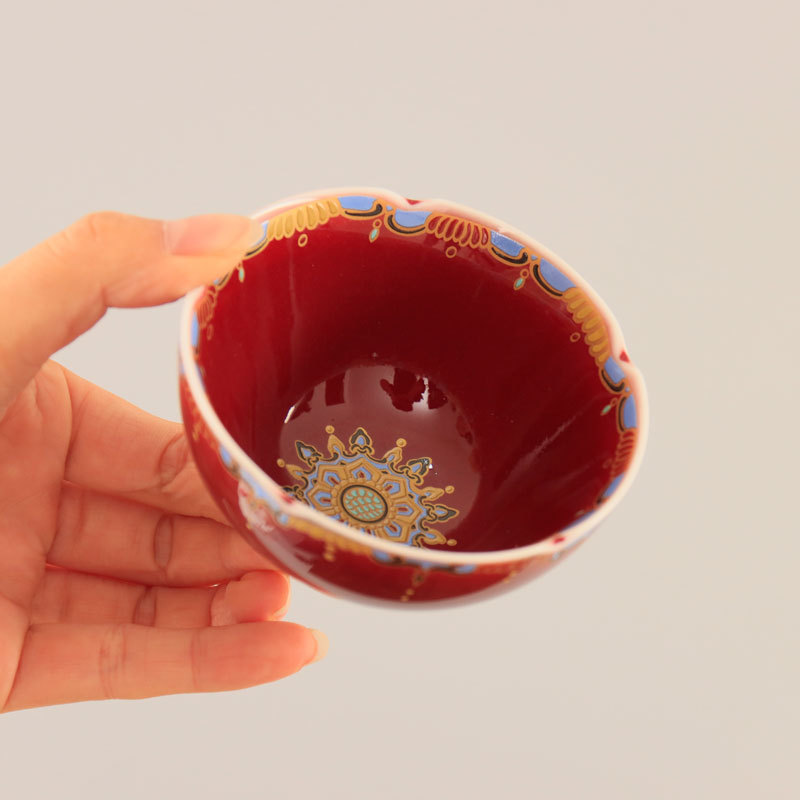 Lang men đỏ nhiệt độ cao nguyên khoáng cổ trà đạo Trung Quốc bộ trà lớn gốm đỏ Trung Quốc nhà chủ cốc