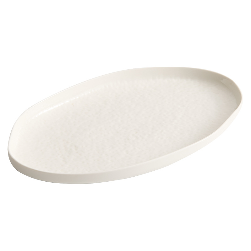 Đĩa gốm sứ Bắc Đẩu, đĩa cá, đĩa hấp cá, đĩa gia dụng, đĩa ăn hình búa khách sạn sáng tạo cỡ lớn