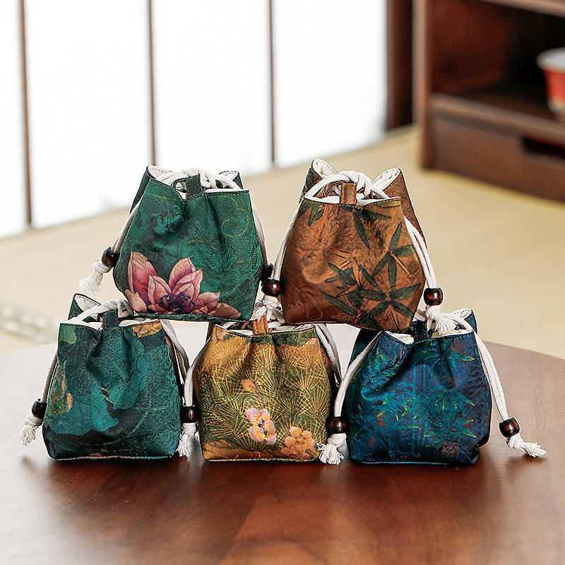 Túi đựng ấm trà cốc đơn, túi đựng cốc, túi đựng hộp quà, túi đựng ấm trà tử sa