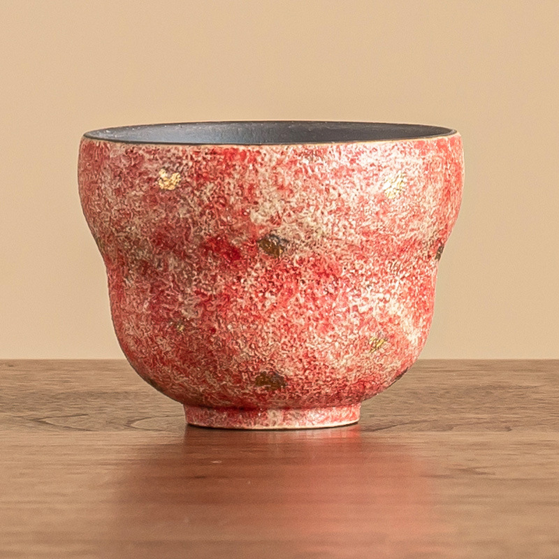 Cốc trà cao cấp gốm sơn mỏ đá, cốc Fulu bằng vàng, bộ trà gốm sứ gia dụng, cốc trà Kung Fu, cốc chủ nhân, cốc đơn