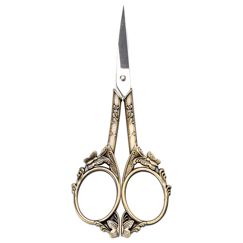 Kéo nhỏ bằng titan bướm kéo trà thủ công gia dụng túi trà nghệ thuật túi trà kéo dụng cụ trà cổ điển phụ kiện trà đạo