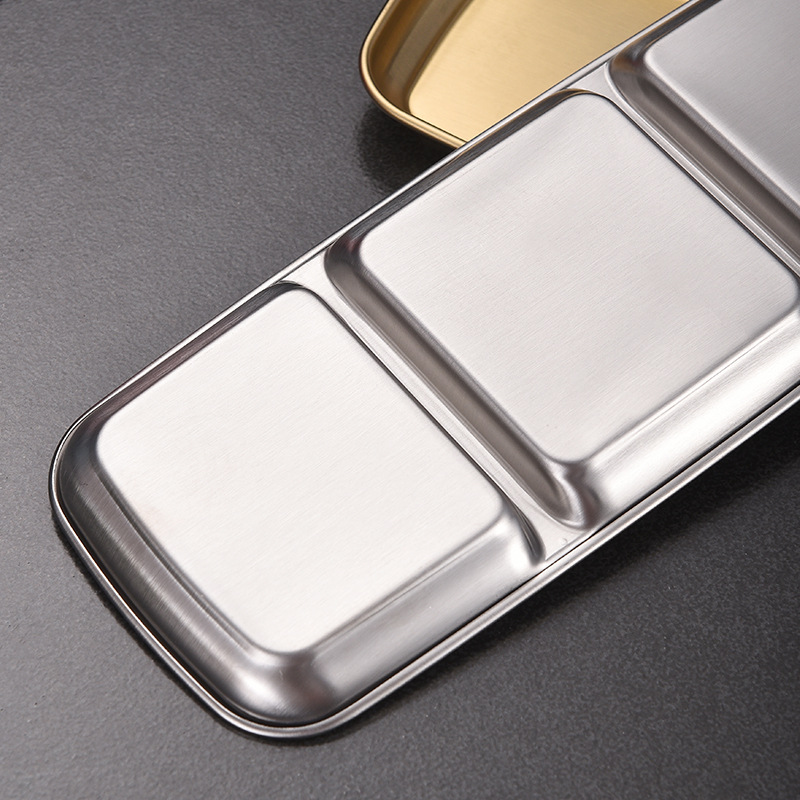 Khay nước chấm 1-3 ngăn inox 304 chén đựng sốt gia vị PBCP29