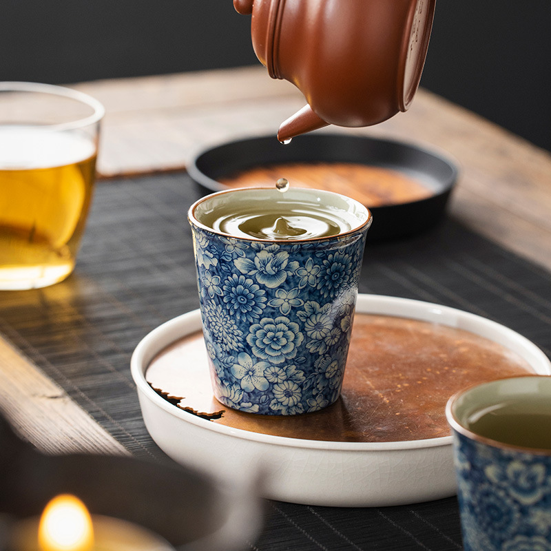 Cốc gốm xưa Wanhua Qi cốc gia dụng cao cấp tinh tế cốc chủ nhân dung tích lớn cốc trà cốc trà cốc trà