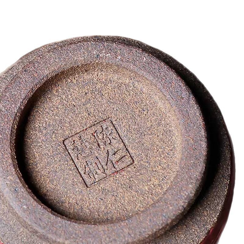 Cô Shiano màu đỏ thủ công tuyệt vời, lang băm, cốc chủ sở hữu cá nhân bằng gốm đốt củi Laicai, cốc trà Kung Fu