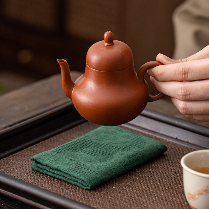 Khăn trà thấm nước hai mặt phong cách Quốc Triều mẫu mới, bàn trà kiểu Trung Quốc, đệm trà, bàn trà, khăn nâng ấm, phụ kiện trà đạo