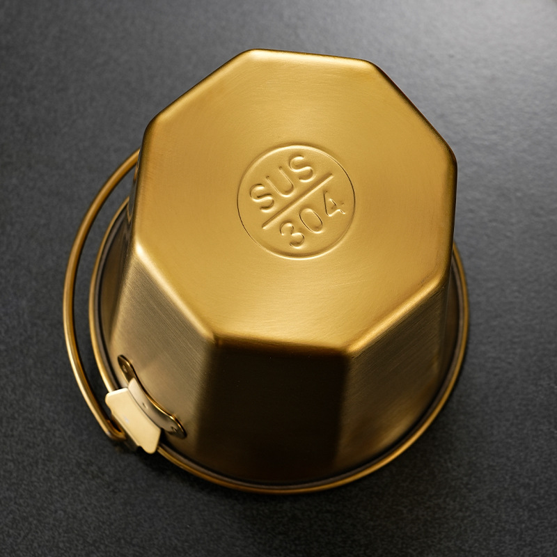 Xô đựng gà rán khoai tây chiên đựng thức ăn nhanh đựng sốt chấm inox 304 CLB011