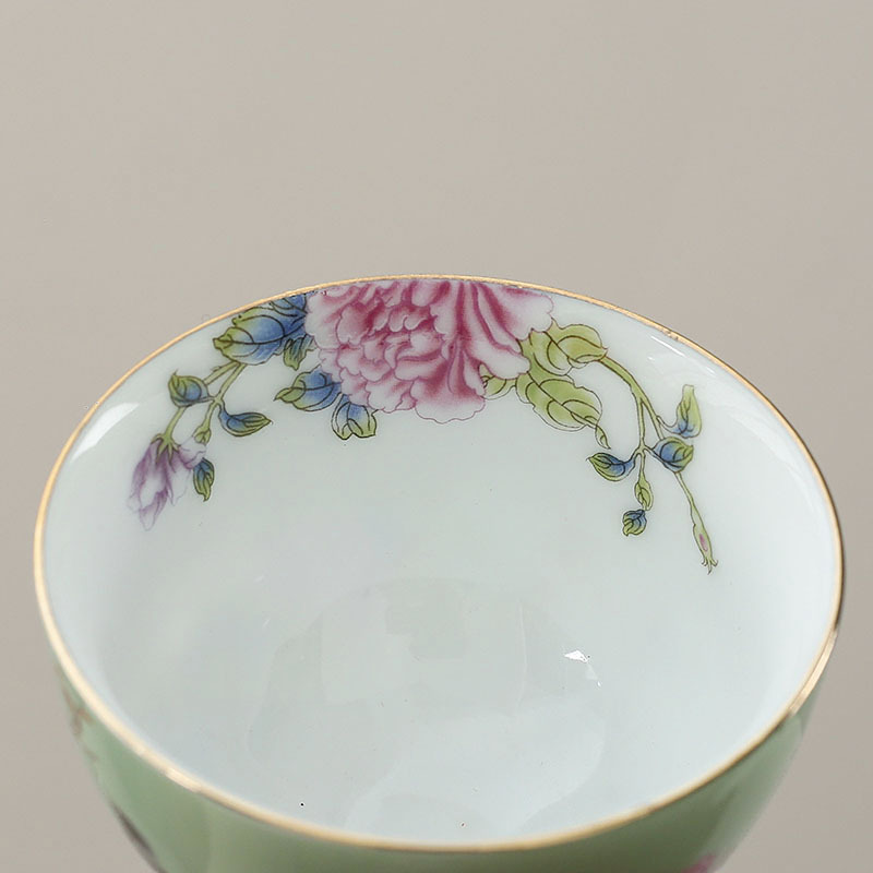 Bộ ấm trà văn hóa và sáng tạo Tử Cấm Thành, cốc trà gốm sứ Jingdezhen, cốc trà cao cấp mới, quà lưu niệm