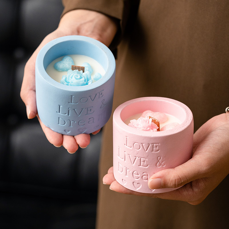 Nhà máy cốc thẳng nến thơm trong nhà bền lâu phòng ngủ cao cấp bảo vệ môi trường chân nến khử mùi không khí trang trí hương thơm