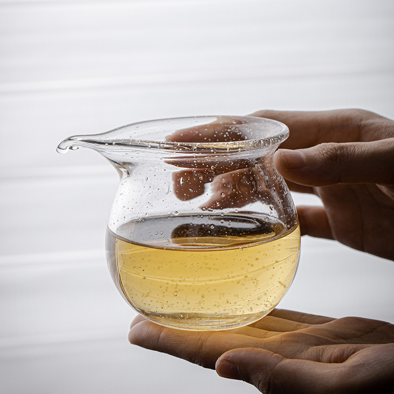 Cốc thủy tinh tạo bọt thủ công cốc thủy tinh phong cách Nhật Bản sáng tạo công suất lớn