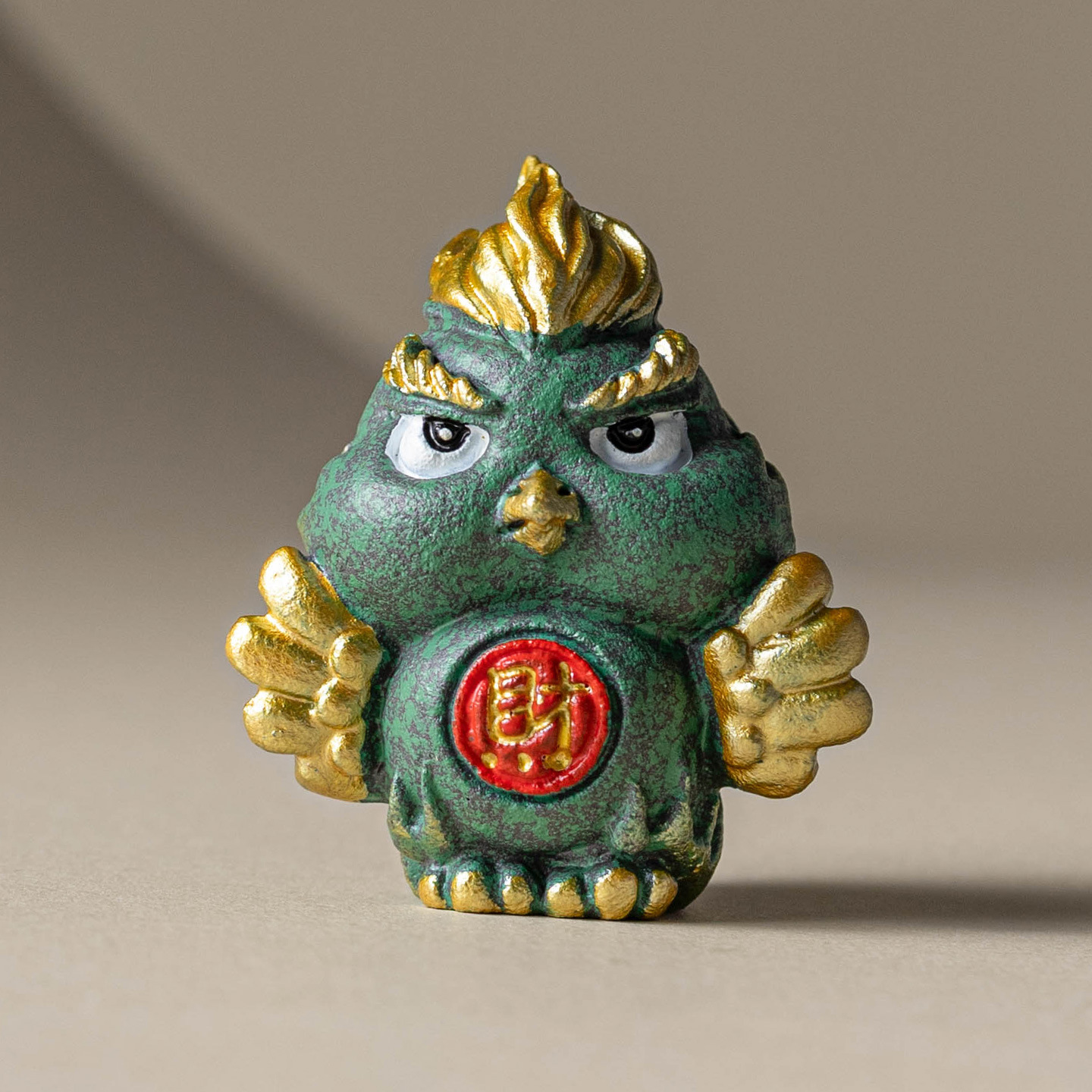 Trang trí mặt bàn Zhuque chiêu tài phong cách Trung Quốc thủy triều trang trí sáng tạo đá sa thạch xanh bốn linh thú phong cảnh tân gia thủ công mỹ nghệ