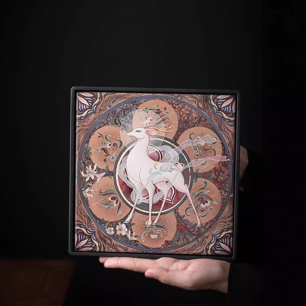 Khay trà thấm nước sang trọng nhẹ Xianlu bàn pha khô hiện đại gia dụng bàn trà đựng nước loại nhỏ Bộ trà Kung Fu Khay đựng ấm