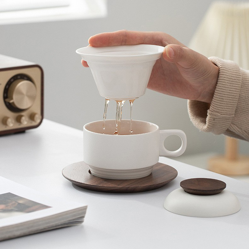 Cốc pha trà tách trà gốm cốc pha trà bộ trà một người cốc trà cà phê cốc uống trà văn phòng cốc nước cốc cà phê