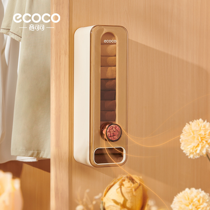 Đồ lót treo tường, hộp đựng tất, đồ lót đa chức năng, đồ lót, tủ quần áo, dụng cụ sắp xếp kéo bên hông