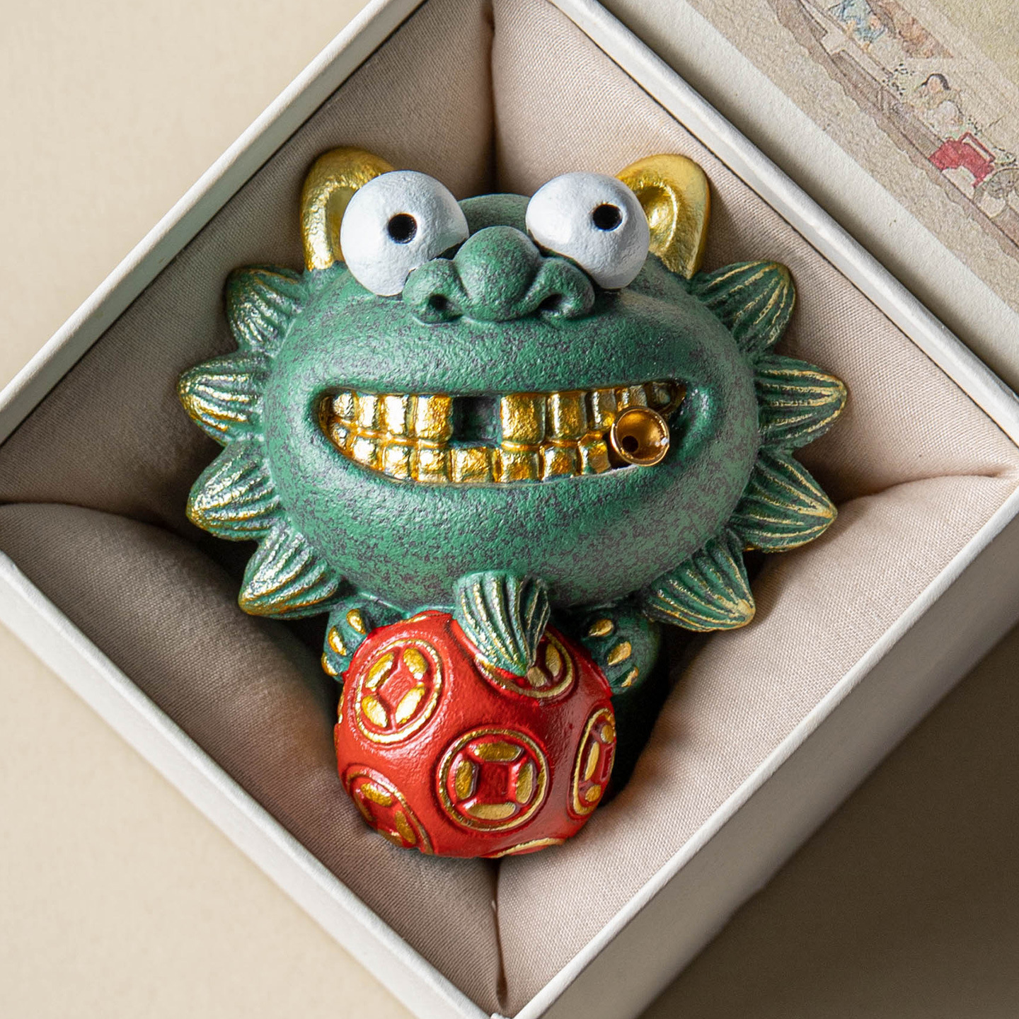 Trang trí cắm hương mặt bàn phong cách Trung Quốc thủy triều, trang trí nhà cao cấp sáng tạo, trang trí lối vào kho báu