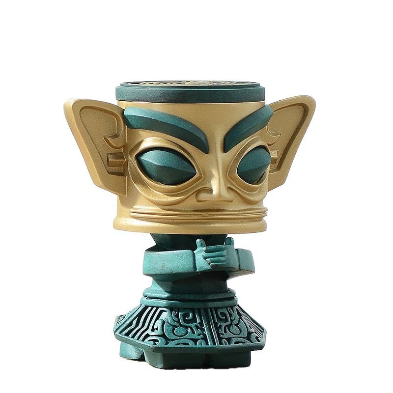 Bộ lư hương Sanxingdui, bộ lư hương, bộ lư hương, bộ lư hương, bộ lư hương, dụng cụ xông hương, quà tặng, ấn hương