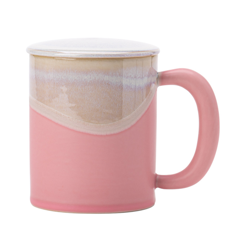 Shanhai Scroll Cốc gốm sứ Cốc văn phòng Cốc nước cá nhân Cốc pha trà Hộp quà tặng cho bạn cùng lớp và bạn bè