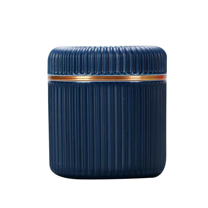 Trà có thể bằng gốm sứ nhỏ du lịch mini lưu trữ trà Pu'er có thể lưu trữ có thể được tặng làm quà