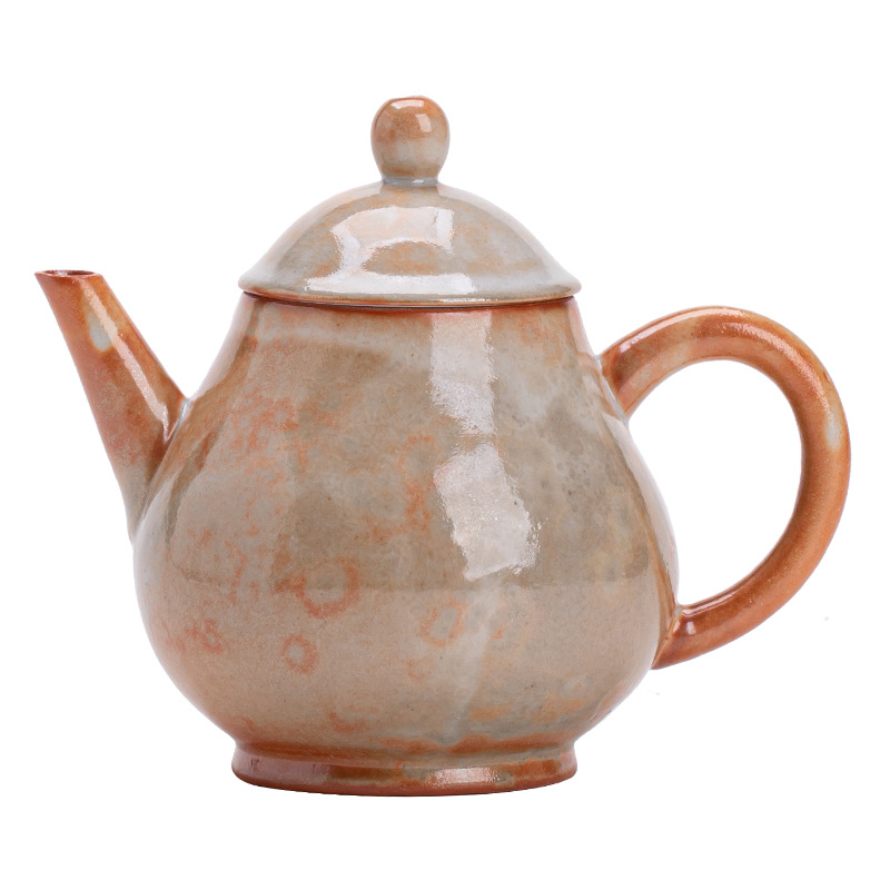 Ấm trà Shiye cổ điển ấm trà gốm sứ gia dụng ấm trà lọc lỗ bóng nhỏ ấm trà cầm tay bộ trà Kung Fu