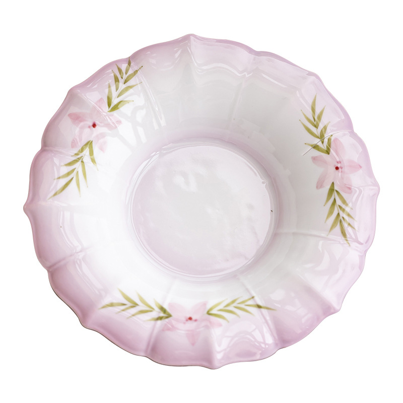 Vẽ tay đế lót ly màu tím gradient mơ mộng khóa mặt ấm cánh hoa đế cốc trà đế đế lót cách nhiệt bàn pha trà bàn phụ kiện trà đạo