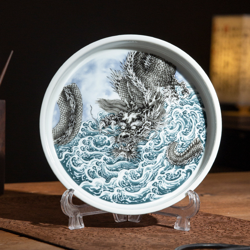 Jingdezhen cổ bùn tuyết phong cảnh nắp bát trà cốc gia dụng Kung Fu Sancai pha trà bát bộ nhà máy bán buôn