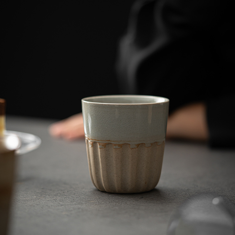 Cốc cà phê gốm thô cổ điển cốc cốc nước biến đổi gốm đơn giản kiểu Nhật Cốc Cốc Cốc trà văn phòng gia dụng