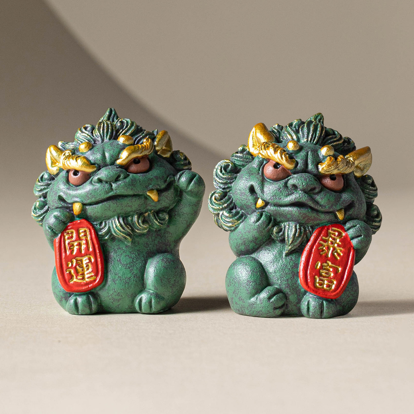 Nhà máy thủy triều sáng tạo đá sa thạch xanh đồ trang trí thú cưng trà đồ trang trí phòng khách nhà cao cấp may mắn giàu có đồ trang trí thủ công mỹ nghệ