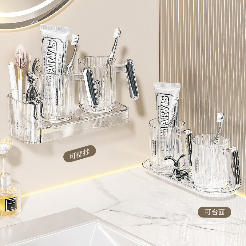 Cốc nước súc miệng sang trọng nhẹ cốc đựng bàn chải đánh răng cặp đôi cốc đựng bàn chải đánh răng có giá trị cao cốc đựng bàn chải đánh răng cốc đựng bàn chải đánh răng