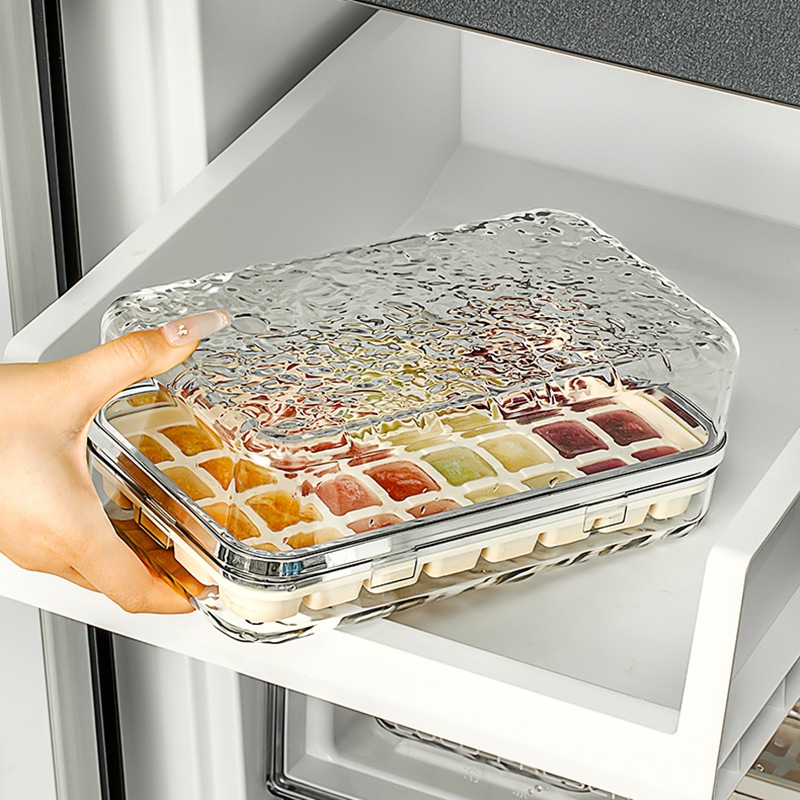 Khuôn đá viên, mô hình Sông Băng cấp thực phẩm, lưới đá, đá viên đông lạnh, đồ tạo tác, tủ lạnh gia đình, hộp bảo quản đá viên tự chế