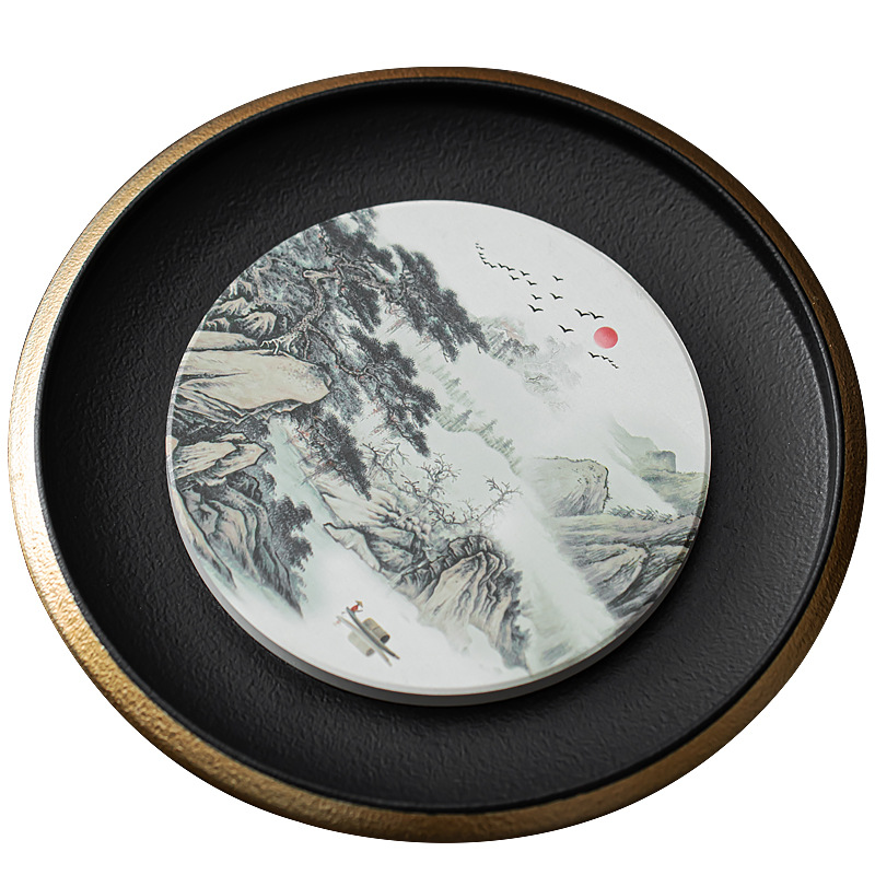 Bình hút sáng tạo, bàn làm bằng gốm sứ, bình Giữ Kiểu Trung Quốc gia dụng, bình đựng nước, bình đựng nước, khay đựng trà loại nhỏ, phụ kiện Bộ trà