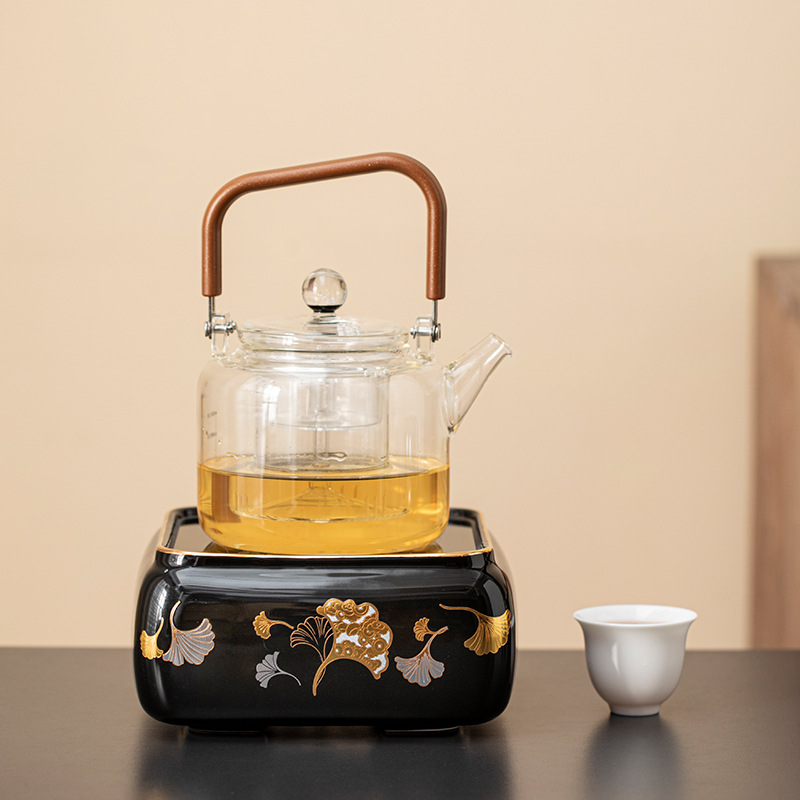 Dụng cụ pha trà bếp gốm điện thông minh ấm đun nước ấm đun nước ấm đun trà dung tích lớn bộ bếp đun trà điện cỡ nhỏ