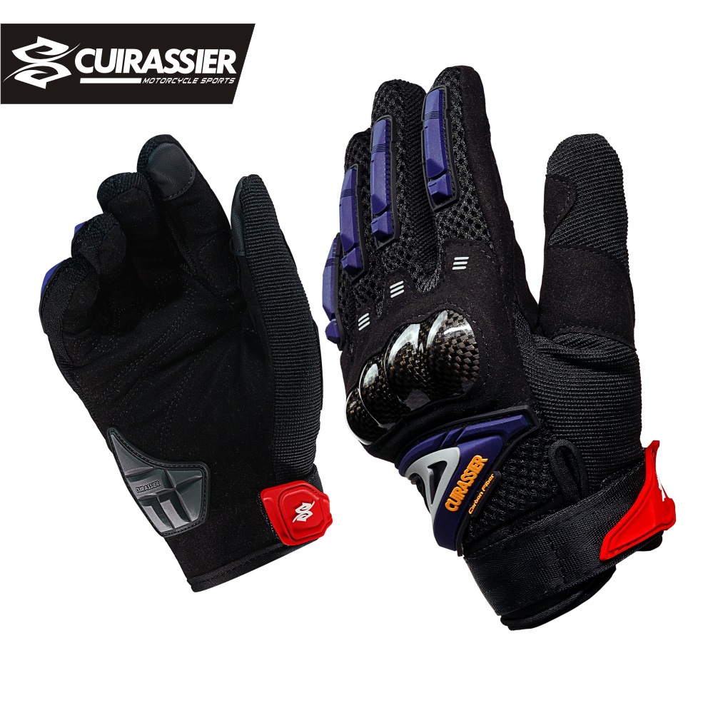 Sản phẩm an toàn xe máy xuyên biên giới Yixiang cuirasier Găng tay bảo vệ xe máy đường phố bằng sợi carbon Rider