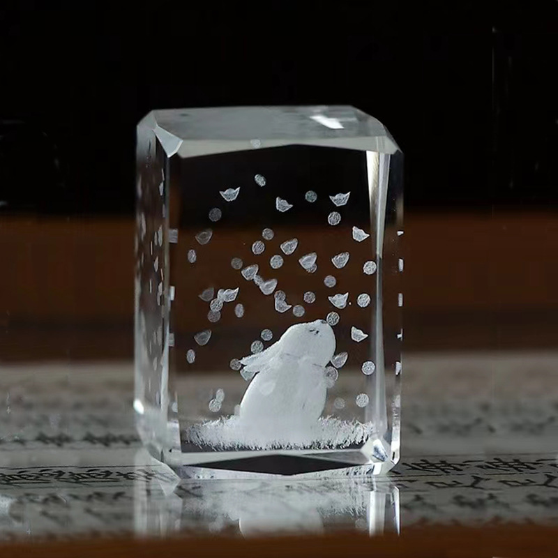 Bán buôn thủy tinh pha lê Mochizuki thỏ nắp ấm trà nắp ấm trà nắp ấm trà nắp ấm