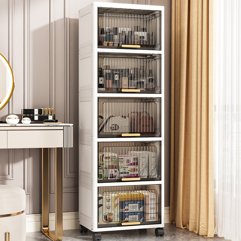 Đồ chơi nhà bếp kiểu ngăn kéo lật rộng 40-50, đồ ăn nhẹ và đồ lặt vặt, Tủ lưu trữ di động, lưu trữ nhiều tầng