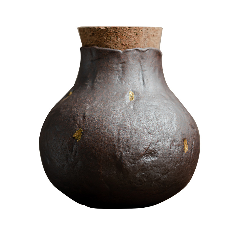 Bình đựng trà bùn đá cũ, bình đựng trà gia dụng bằng sứ, bình đựng trà rời cổ điển kiểu Trung Quốc, bình đựng trà trắng trà Pu'er