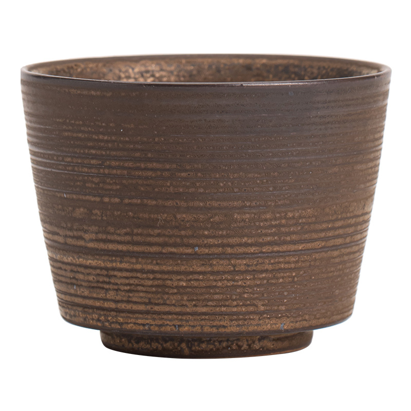 Cốc trà tráng men sắt mạ vàng cổ kiểu Nhật, cốc chủ nhân, Bộ trà Kung Fu gốm sứ cỡ lớn, cốc trà cá nhân