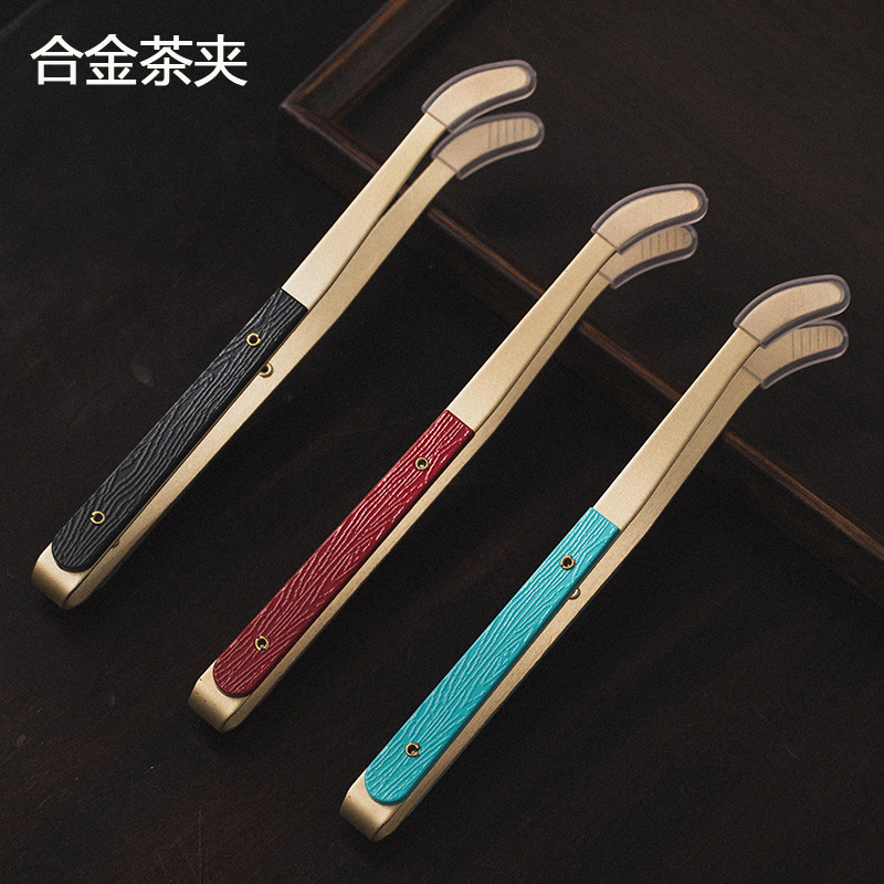 Kẹp trà Kẹp trà Kẹp trà bằng đồng Kẹp tách trà chống trượt Phụ kiện dụng cụ trà Kung Fu Kẹp trà Kẹp trà Kẹp trà lớn