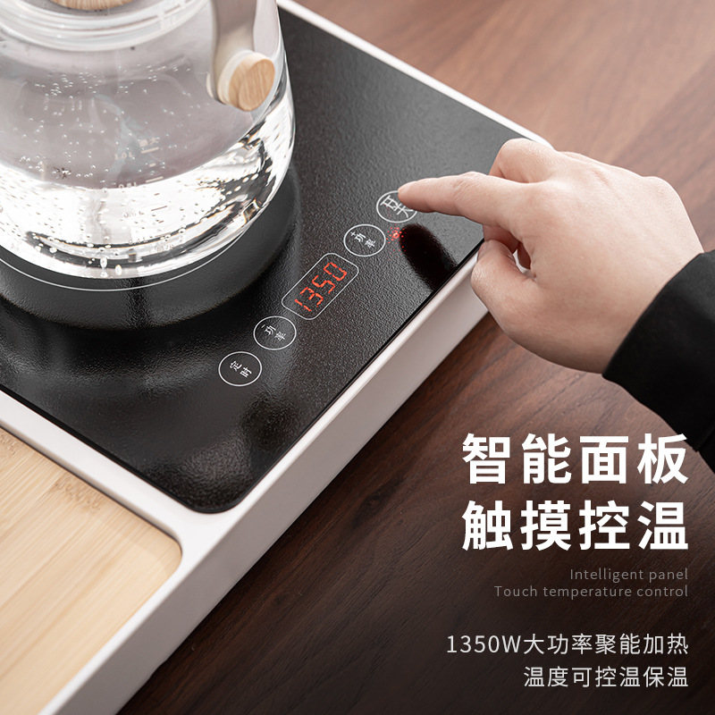 Khay trà bếp gốm điện melamine tự động dùng trong gia đình pha trà đun nước tích hợp lưu trữ và lưu trữ đa năng Khay trà pha khô