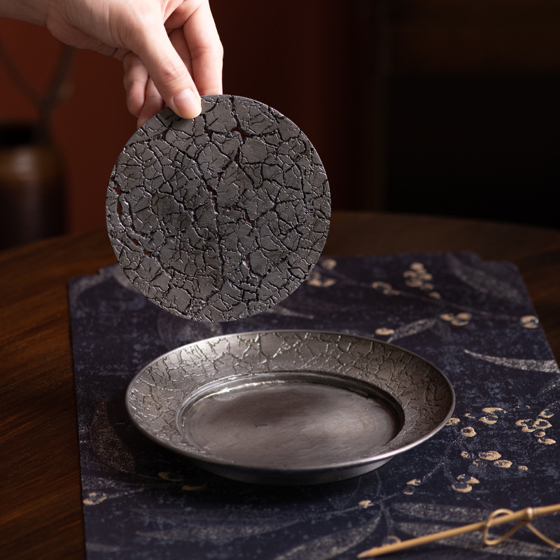 Da'antang bán buôn ấm thiếc cổ, trà, hộp đựng nước cũ làm bằng thiếc thủ công, bàn ủ khô, Bộ trà Kung Fu