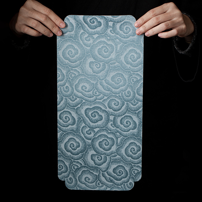 Bàn trà mây lành mới phong cách Trung Quốc Bàn Trà Bông lanh cờ trà Thiền bàn trà vải nghệ thuật bàn trà đạo bàn trà đạo