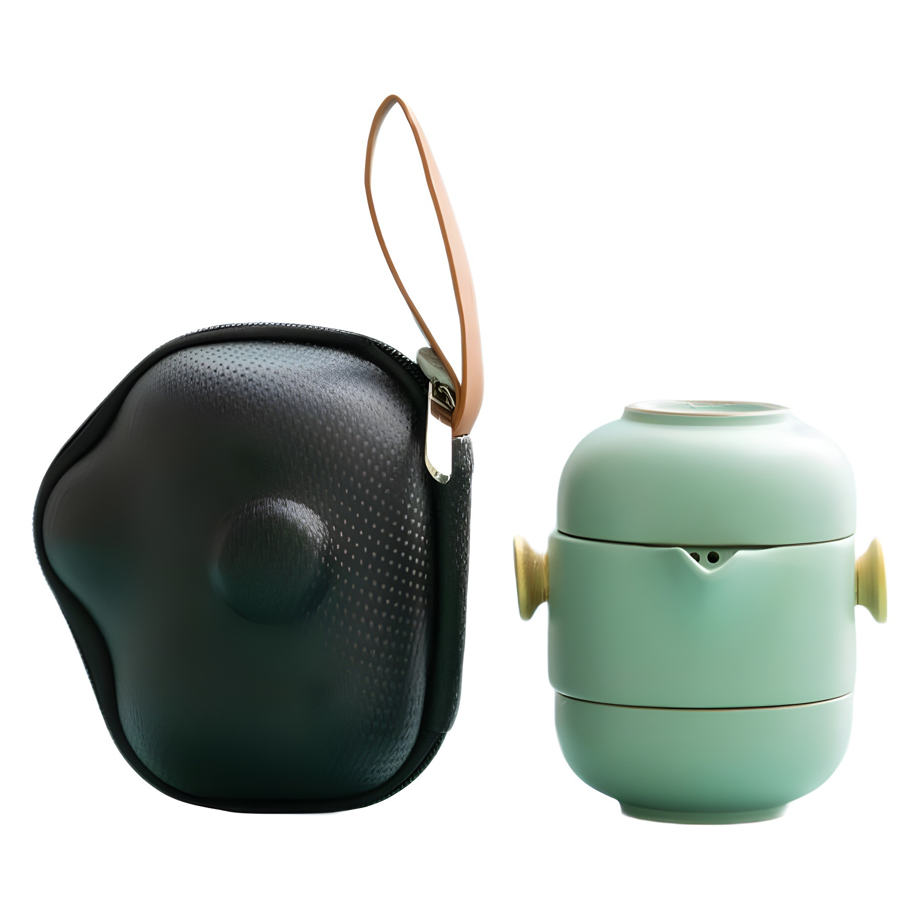 Bộ ấm chén trà gốm sứ Nhật Bản sáng tạo, quà lưu niệm du lịch, ấm trà nhanh, quà lưu niệm kung fu, quà tặng doanh nghiệp