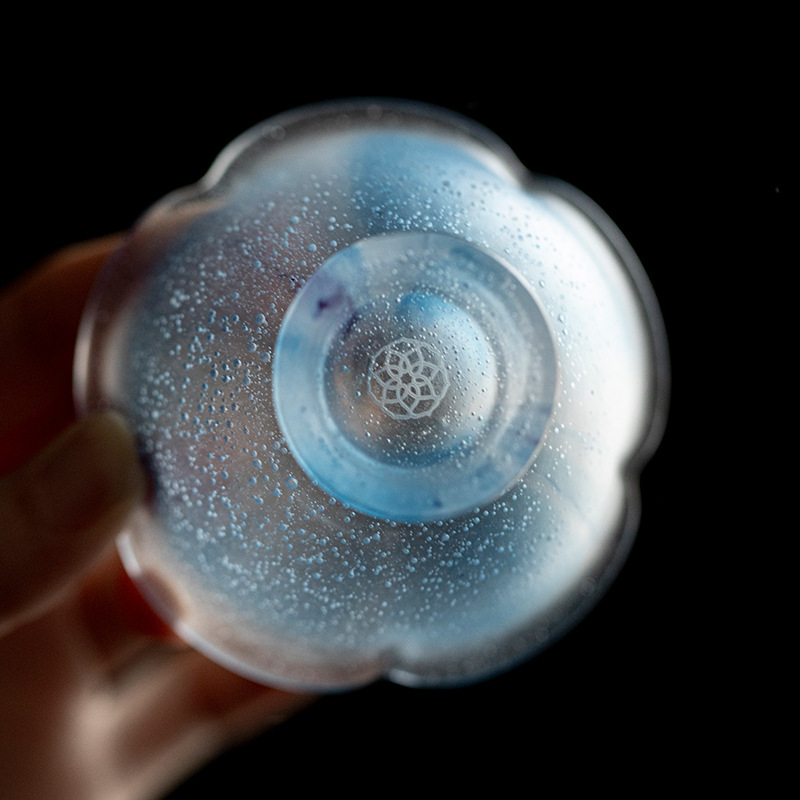 Bộ trà Kung Fu tráng men cổ kính cốc trà cá nhân thiết bị pha trà cao cấp Yushantang thương hiệu ấm chén chân cao