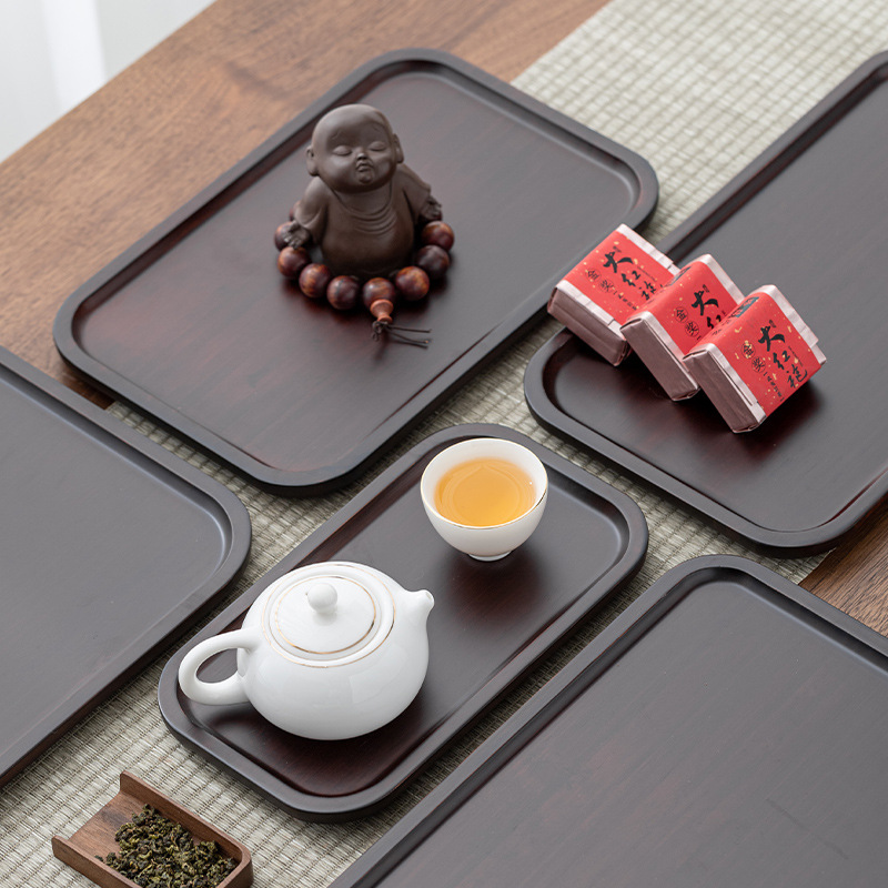 Khay đựng trà kiểu Nhật chén đựng trà cỡ nhỏ đựng trà hình chữ nhật khay đựng nước cổ điển khay đựng trà bàn trà