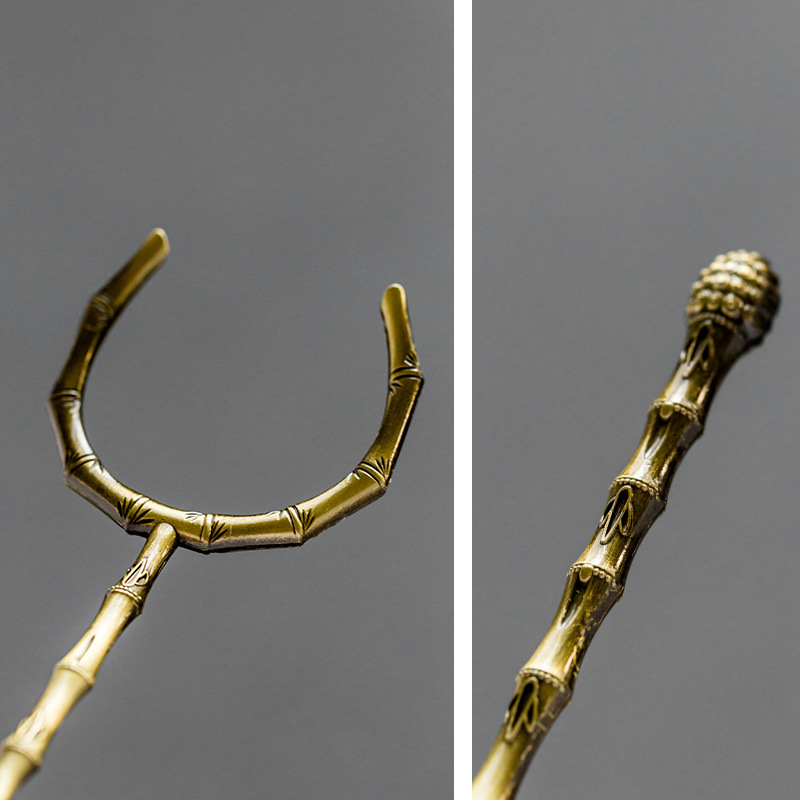 Dao trà hợp kim kiểu Nhật, trà Pu'er, kim trà trắng, hình nón, dao Bánh trà sáng tạo, dụng cụ trà, phụ kiện trà đạo gia dụng Trà đen