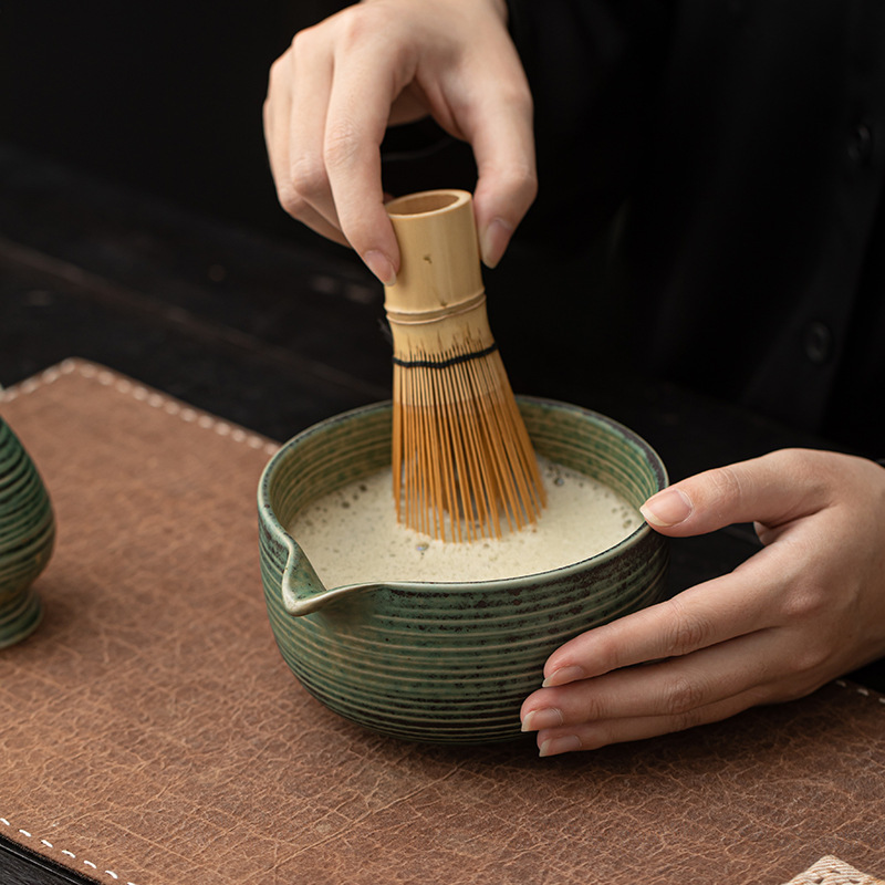 Lò nung vụng về cổ xưa, bát matcha gốm, bình trà, bộ trà đứng, trà Baixi, công cụ làm trà, dụng cụ đặt trà, bình trà